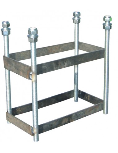 Jgo canastas antivandalicas minibasket new tubo 114 mm galvanizadas -incluye aros, redes y tableros-