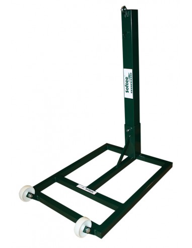 Juego postes tenis trasladables cuadrados 80x80 mm