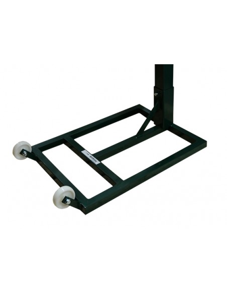 Juego postes voleibol metálicos cuadrados 80x80mm trasladables