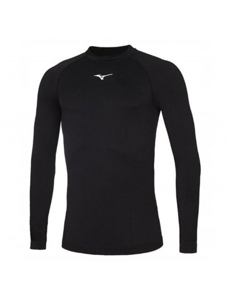 Camiseta térmica mizuno team core manga larga