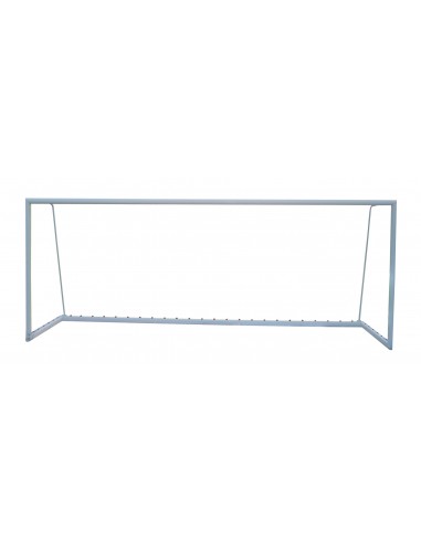 Juego porterías aluminio fútbol 11 120x100 mm trasladables