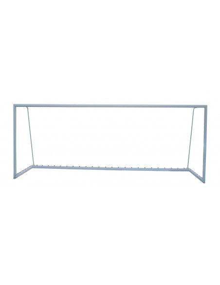 Juego porterías aluminio fútbol 11 120x100 mm trasladables