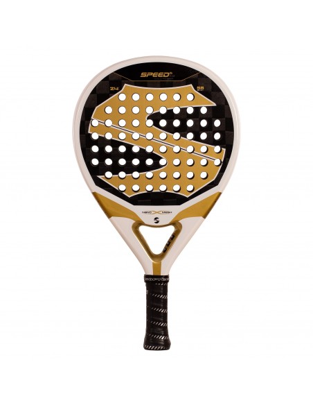 Pala de pádel softee speed gold nano mesh 5.0 Pala de pádel softee speed gold nano mesh 5.0
