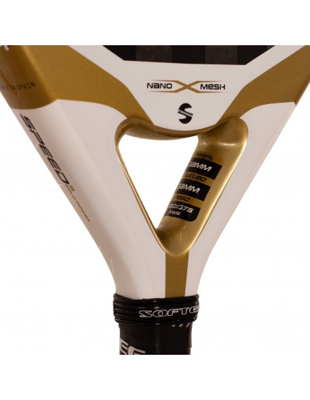Pala de pádel softee speed gold nano mesh 5.0 Pala de pádel softee speed gold nano mesh 5.0