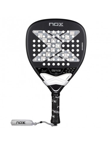 Pala de pádel nox at10 luxury genius attack 18k alum by agustin tapia