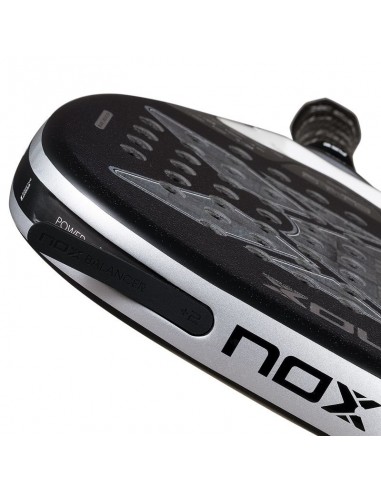 Pala de pádel nox at10 luxury genius attack 18k alum by agustin tapia
