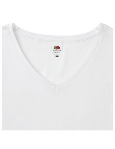 Camiseta fruit of the loom ladies iconic 150 v-neck t