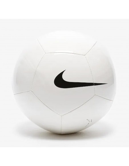Balón de fútbol nike pitch team blanco