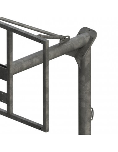 Jgo canastas antivandalicas minibasket new tubo 114 mm galvanizadas -incluye aros, redes y tableros-