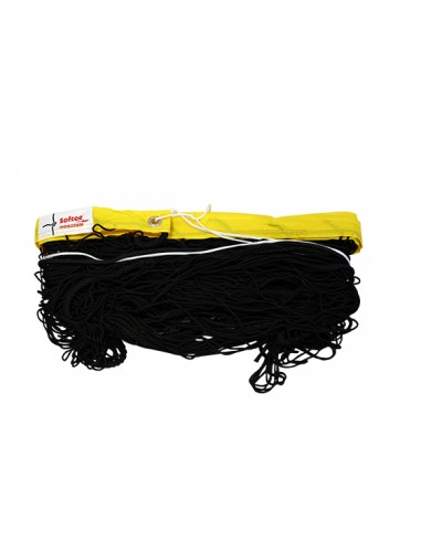 Red de voley playa 3mm linea premium con cinta amarilla