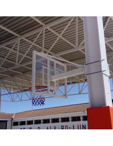 Juego canasta minibasket fija a viga vuelo 1 m