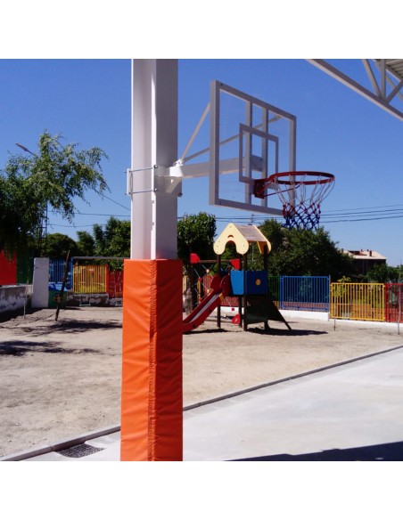 Juego canasta minibasket fija a viga vuelo 1 m