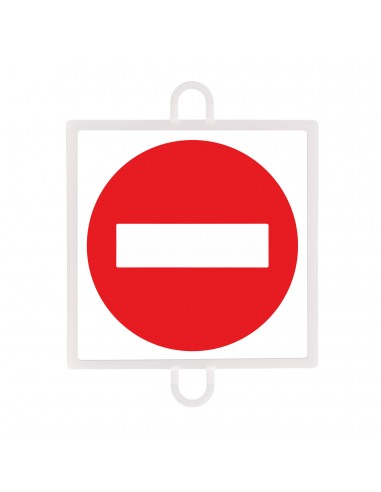 Panel de señalización tráfico de prohibición nº 1 dirección contraria