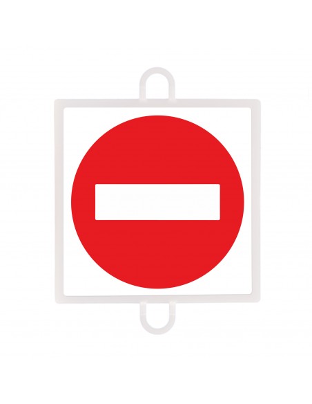 Panel de señalización tráfico de prohibición nº 1 dirección contraria
