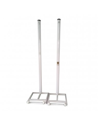 Juego postes voleibol trasladables aluminio ø 90mm