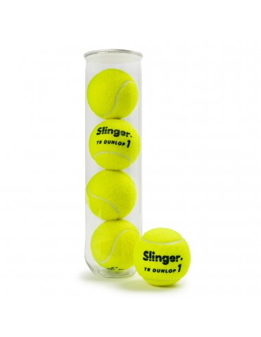 Cajón 18 botes 4 pelotas de tenis dunlop fort slinger