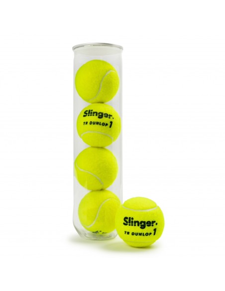 Cajón 18 botes 4 pelotas de tenis dunlop fort slinger
