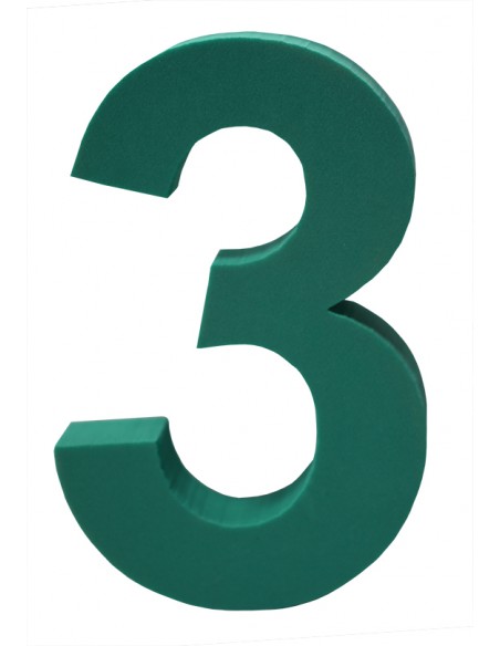 Lote 5 minitapices numeros colores variados