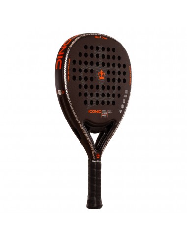 Pala de pádel black crown iconic