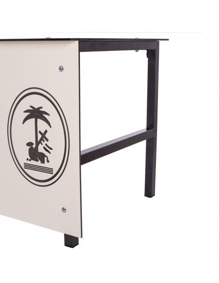 Mesa anotadores basic fenólico 8mm blanco personalizable