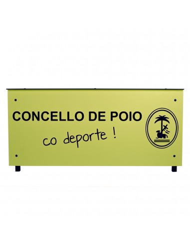 Mesa anotadores completa fenólico 12 mm color personalizable