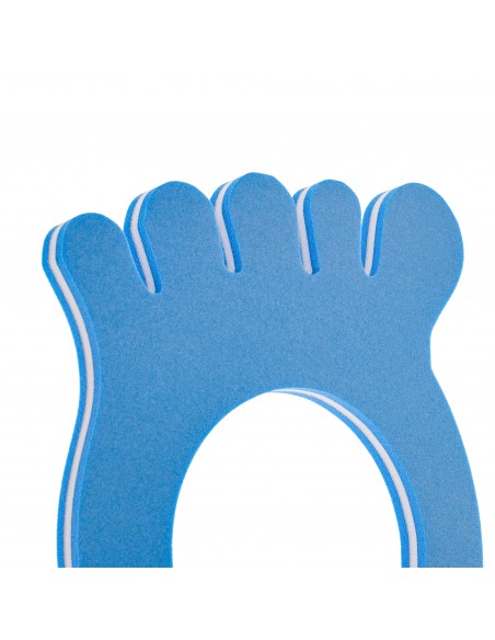 Tapiz con forma pie 3 cm bicolor