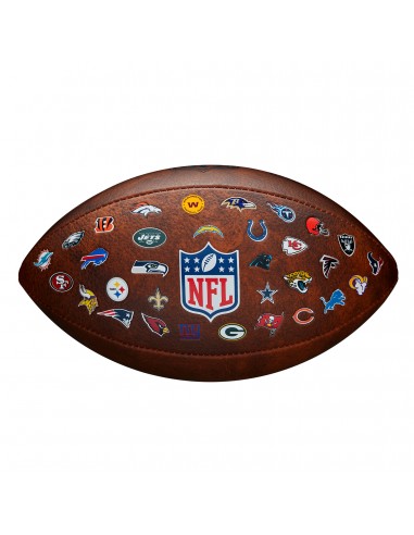 Balón fútbol americano wilson nfl off throwback 32 team