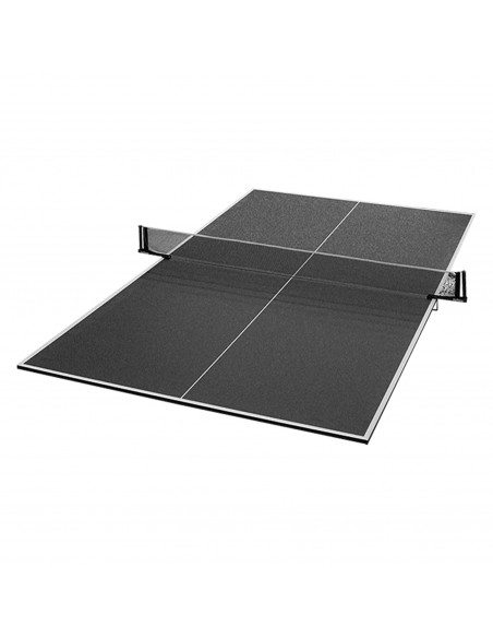 Kit tableros tenis de mesa con soporte y red negro - sin palas ni pelotas -