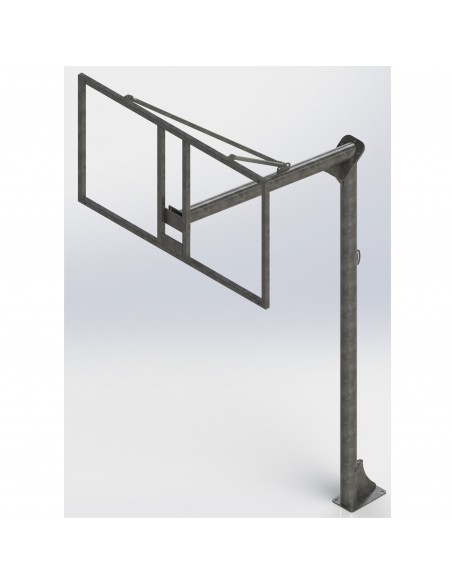 Jgo canastas antivandalicas baloncesto new tubo 114 mm galvanizadas -incluye aros, redes y tableros- Jgo canastas antivandalicas baloncesto new tubo 114 mm galvanizadas -incluye aros, redes y tableros-
