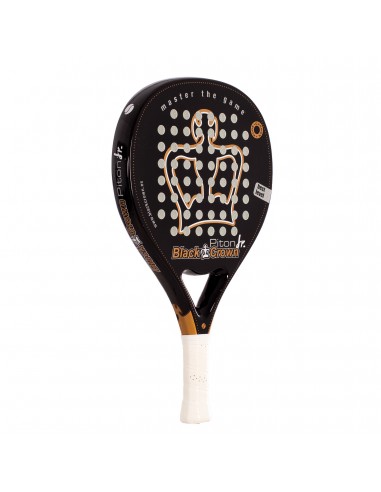 Pala de pádel black crown piton jr