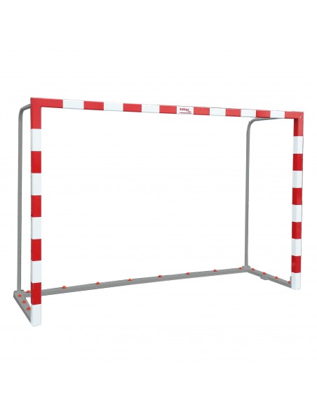 Juego porterías f.sala/balonmano aluminio trasladables 80x80mm con base 80x40mm top Juego porterías f.sala/balonmano aluminio trasladables 80x80mm con base 80x40mm top