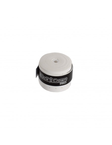 Tarro 60 overgrips black crown perforados blancos