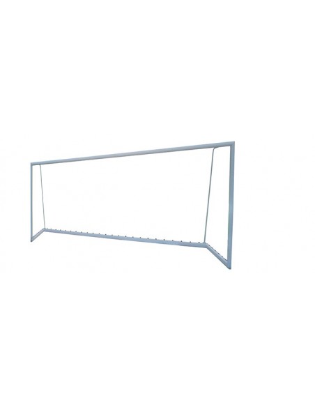 Juego porterías aluminio fútbol 7 90 mm trasladables