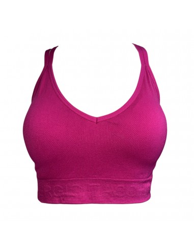 Caja de 18 sujetadores sin costuras tacchini fucsia