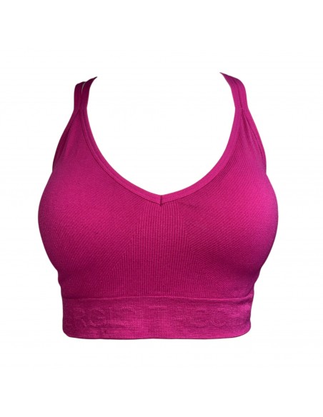Sujetador sin costuras tacchini fucsia
