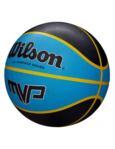 Balón de baloncesto wilson mvp 295 bskt blkblu talla 7