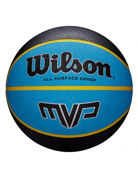 Balón de baloncesto wilson mvp 295 bskt blkblu talla 7