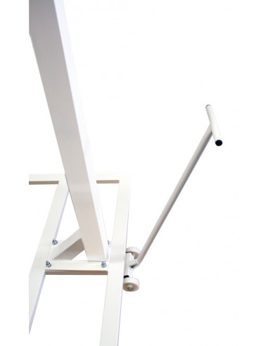Juego de 2 canastas minibasket deluxe monotubo tubo 100 trasladable 2 ruedas con carro -sin tablero,aro