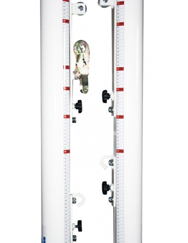 Juego de 2 postes multialturas aluminio tubo de 90mm fijos