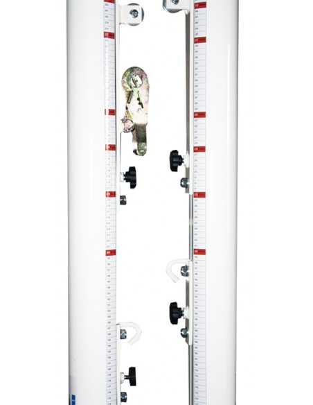 Juego de 2 postes multialturas aluminio tubo de 90mm fijos