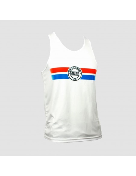 Camiseta tirantes miler hombre roger tejido dry sublimación