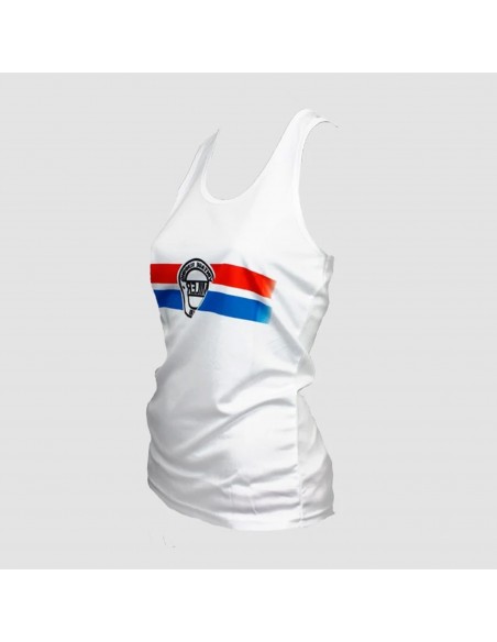 Camiseta tirantes miler mujer roger tejido dry sublimación Camiseta tirantes miler mujer roger tejido dry sublimación