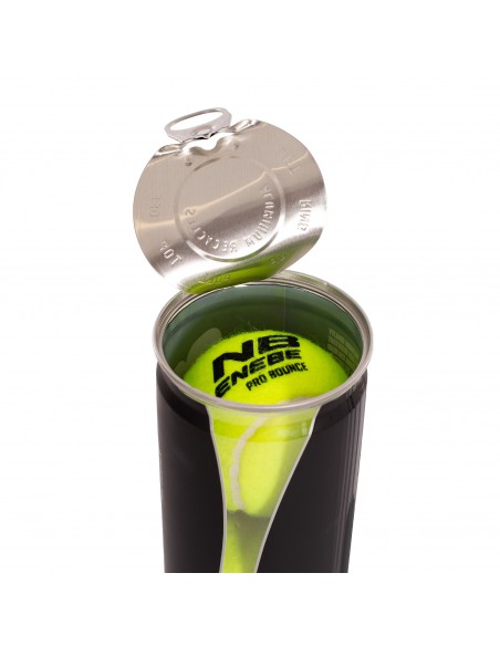 Bote de 3 pelotas pádel enebe pro bounce