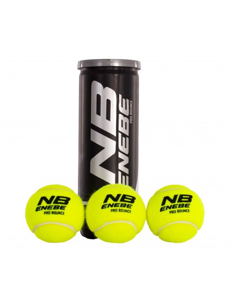 Bote de 3 pelotas pádel enebe pro bounce