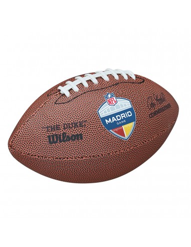 Balón de fútbol americano wilson madrid duke replica mini