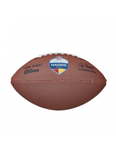 Balón de fútbol americano wilson madrid duke replica mini
