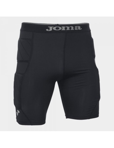 Pantalón Corto de Portero con Protecciones Negro