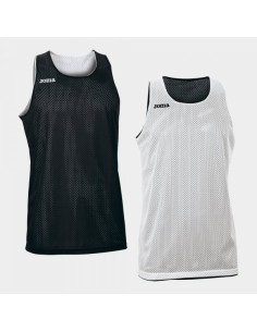 Camiseta Reversible sin Mangas Aro Blanco-Negro
