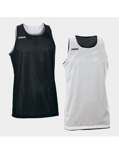 Camiseta Reversible sin Mangas Aro Blanco-Negro