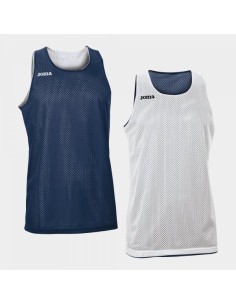 Camiseta Reversible sin Mangas Aro Marino-Blanco